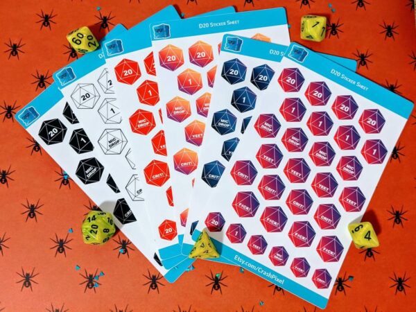 D20 stickers