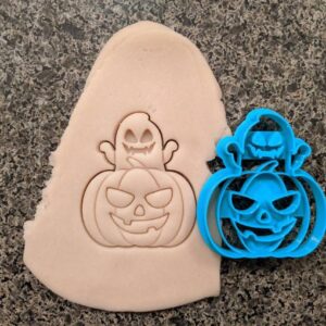 Pumpkin Ghost Cookie Cutter or Embosser Stamp