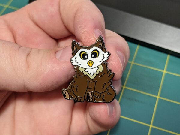 Owl Bear Pin